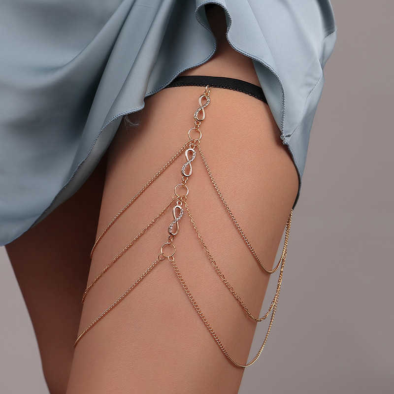 New simple leg chain new leg ring body chain